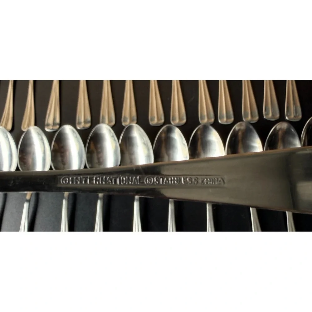 Lot‎ of 69 Pieces International Gran Royal Royale Stainless Flatware